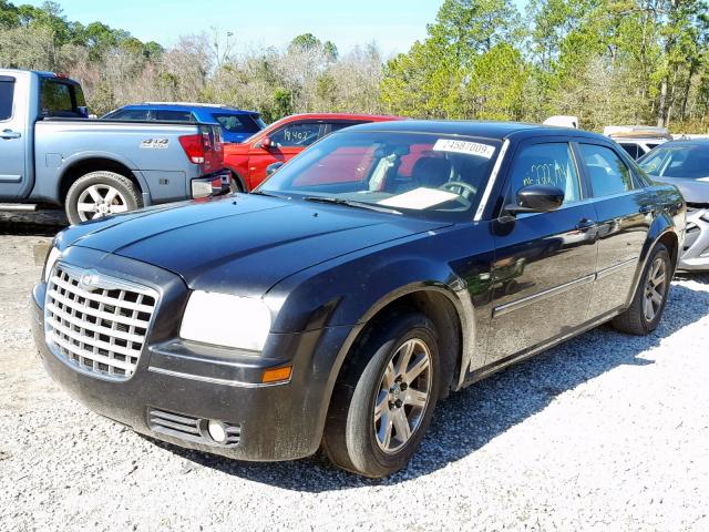 2C3KA53G16H509471 - 2006 CHRYSLER 300 TOURIN BLACK photo 2