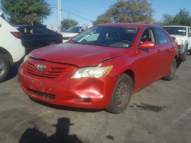 4T1BE46K39U283568 - 2009 TOYOTA CAMRY BASE RED photo 2