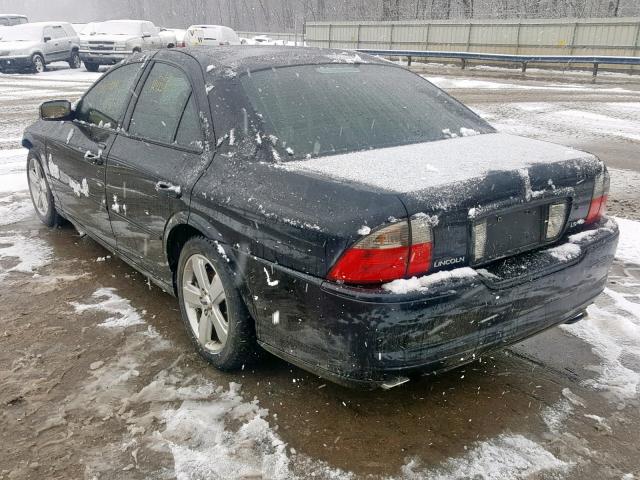 1LNFM87A06Y640758 - 2006 LINCOLN LS BLACK photo 3