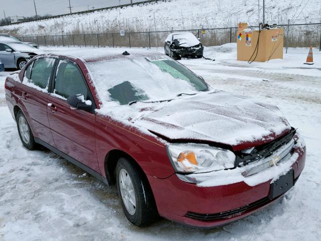 1G1ZT54814F177261 - 2004 CHEVROLET MALIBU LS RED photo 1