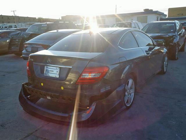 WDDGJ4HB3DG049754 - 2013 MERCEDES-BENZ C 250 CHARCOAL photo 4
