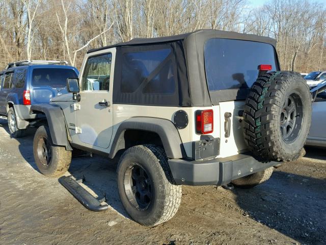 1C4AJWAGXCL116969 - 2012 JEEP WRANGLER S CREAM photo 3