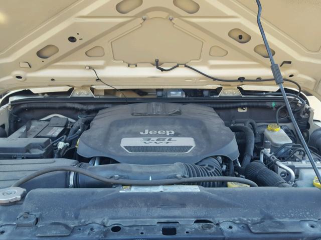 1C4AJWAGXCL116969 - 2012 JEEP WRANGLER S CREAM photo 7