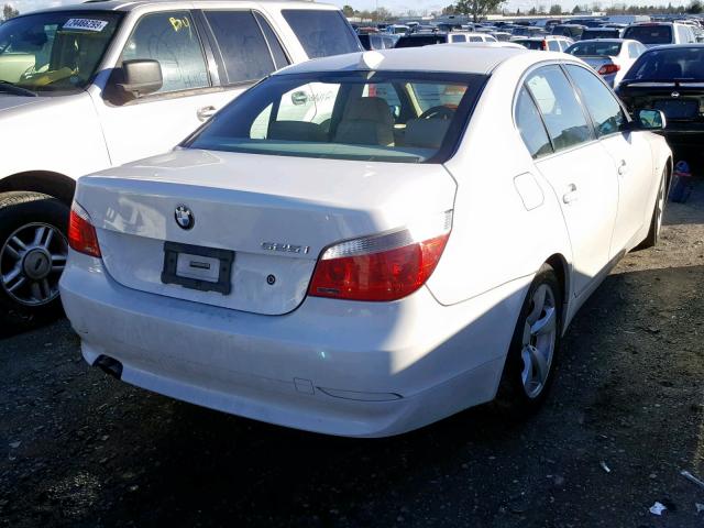 WBANA53515B862000 - 2005 BMW 525 I WHITE photo 4