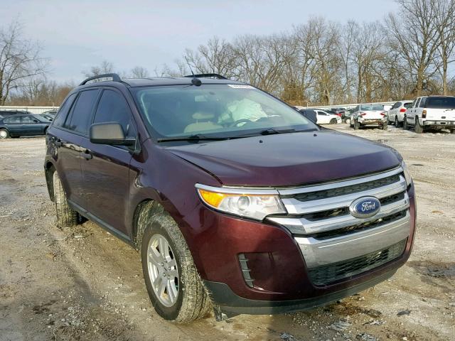 2FMDK3GC7BBA33510 - 2011 FORD EDGE SE BROWN photo 1