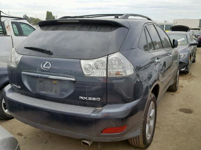 2T2HK31UX8C074507 - 2008 LEXUS RX 350 CHARCOAL photo 4