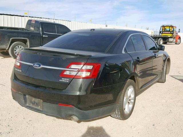 1FAHP2E85EG137576 - 2014 FORD TAURUS SEL BLACK photo 4