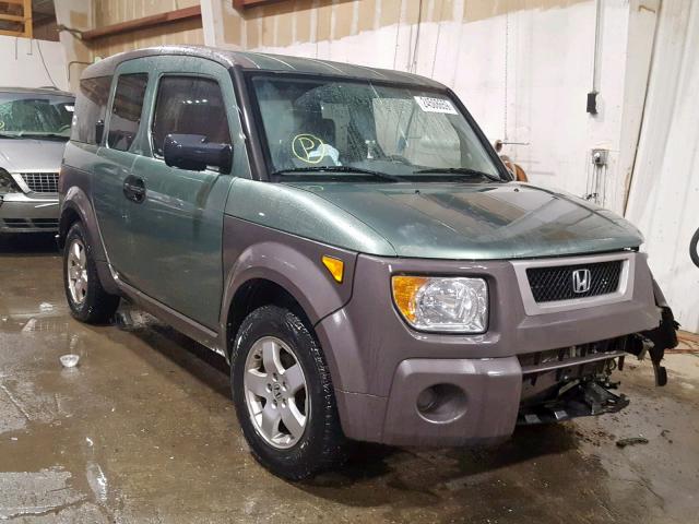 5J6YH28543L035967 - 2003 HONDA ELEMENT EX GREEN photo 1