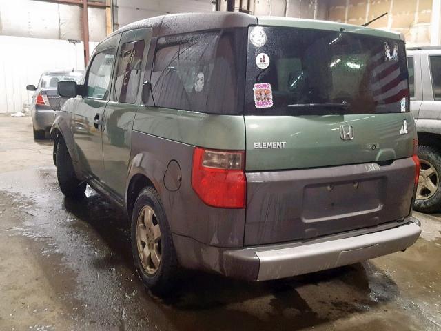 5J6YH28543L035967 - 2003 HONDA ELEMENT EX GREEN photo 3