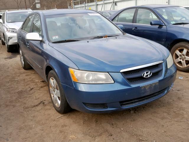 5NPET46C37H280340 - 2007 HYUNDAI SONATA GLS BLUE photo 1