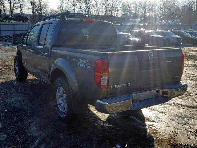 1N6AD07W45C459490 - 2005 NISSAN FRONTIER C GRAY photo 3