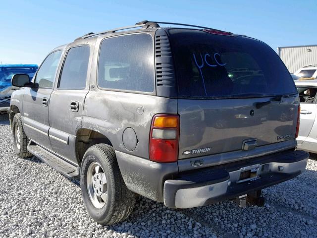 1GNEC13T61R116753 - 2001 CHEVROLET TAHOE C150 SILVER photo 3