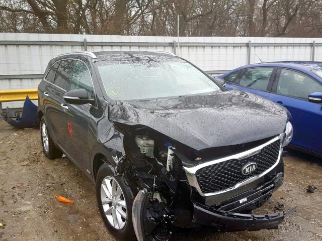 5XYPGDA35HG236756 - 2017 KIA SORENTO LX BLACK photo 1