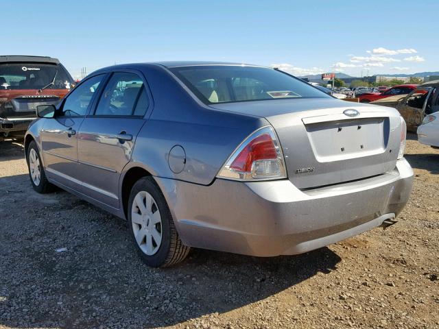 3FAFP06Z56R176407 - 2006 FORD FUSION S GRAY photo 3
