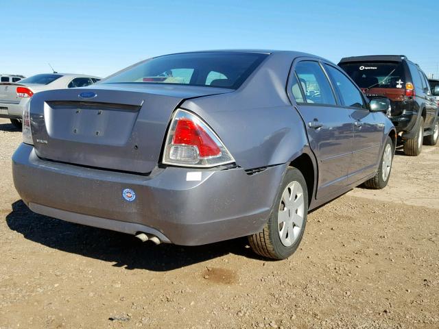 3FAFP06Z56R176407 - 2006 FORD FUSION S GRAY photo 4