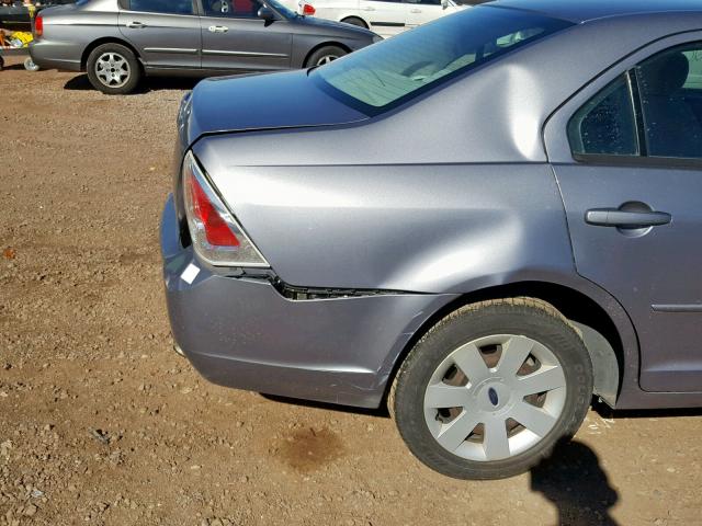 3FAFP06Z56R176407 - 2006 FORD FUSION S GRAY photo 9