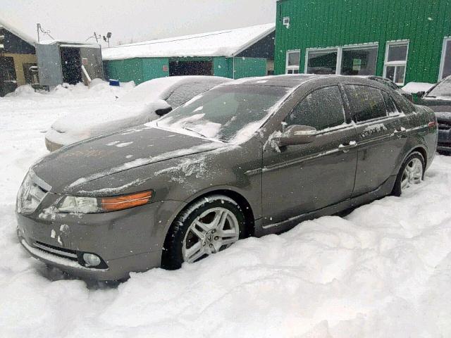 19UUA66268A013742 - 2008 ACURA TL GRAY photo 2