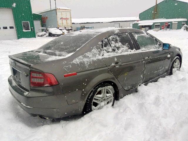 19UUA66268A013742 - 2008 ACURA TL GRAY photo 4