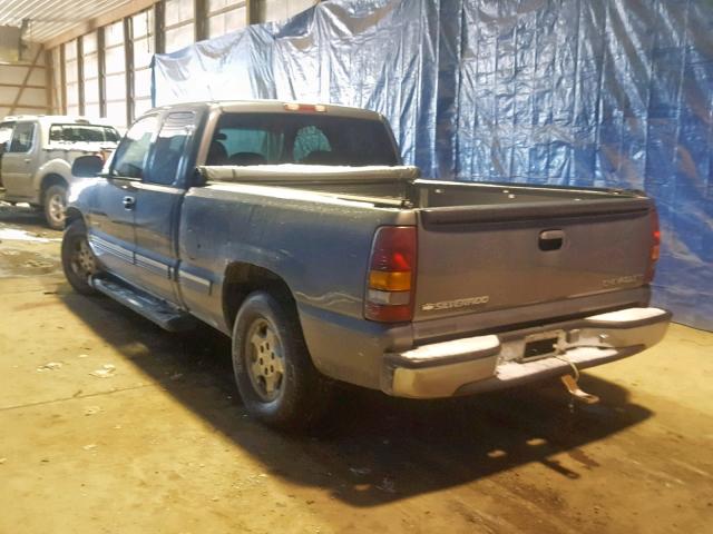 2GCEC19V221137353 - 2002 CHEVROLET SILVERADO GRAY photo 3