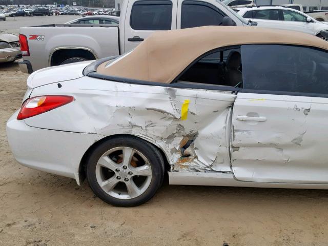 4T1FA38P36U071085 - 2006 TOYOTA CAMRY SOLA WHITE photo 9