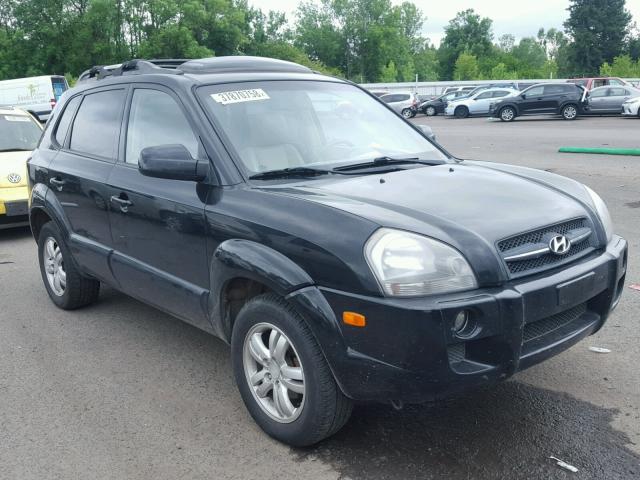 KM8JN72DX6U334395 - 2006 HYUNDAI TUCSON GLS BLACK photo 1