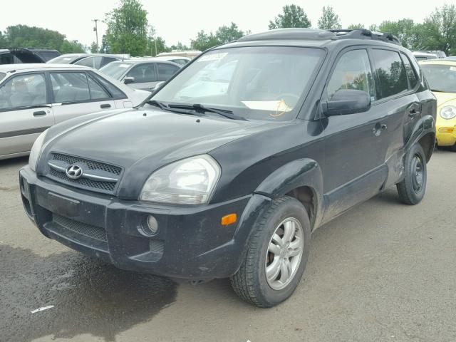 KM8JN72DX6U334395 - 2006 HYUNDAI TUCSON GLS BLACK photo 2