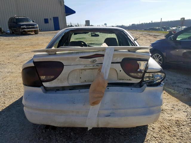 1G3NL52FX4C151590 - 2004 OLDSMOBILE ALERO GL WHITE photo 9