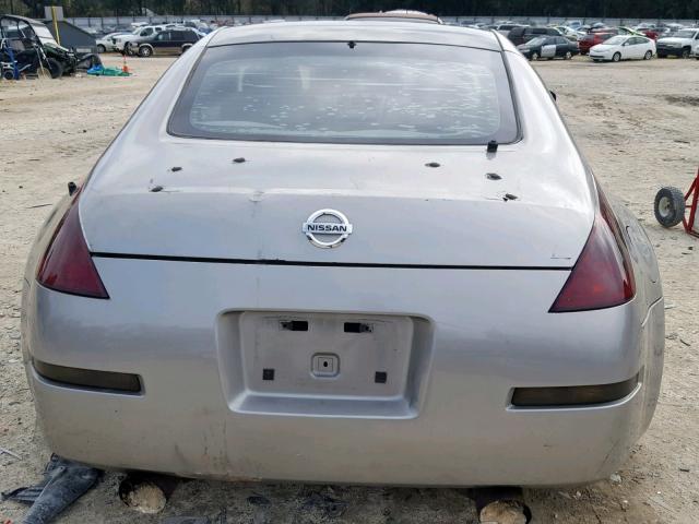 JN1AZ34E03T002113 - 2003 NISSAN 350Z COUPE SILVER photo 6