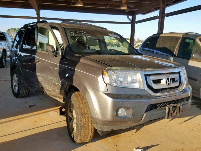 5FNYF3H72BB027743 - 2011 HONDA PILOT EXLN GRAY photo 1