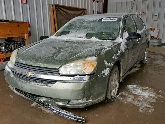 1G1ZT52804F156744 - 2004 CHEVROLET MALIBU LS GREEN photo 2