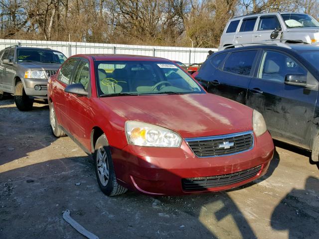 1G1ZS58F57F291344 - 2007 CHEVROLET MALIBU LS ბურგუნდია ფოტო 1