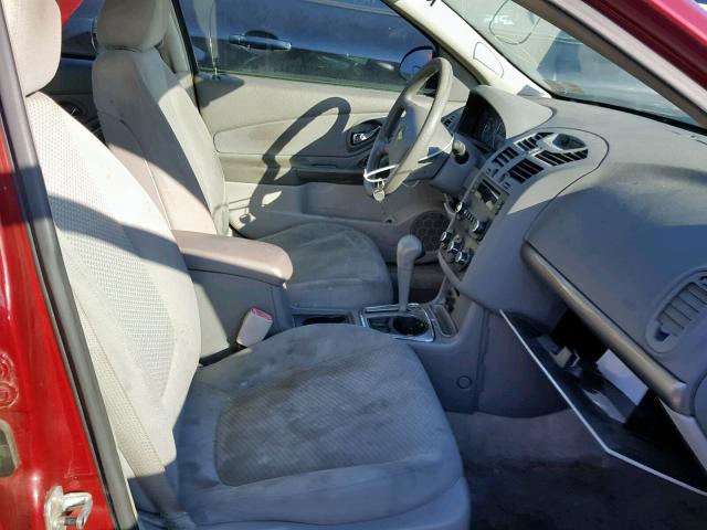 1G1ZS58F57F291344 - 2007 CHEVROLET MALIBU LS ბურგუნდია ფოტო 5