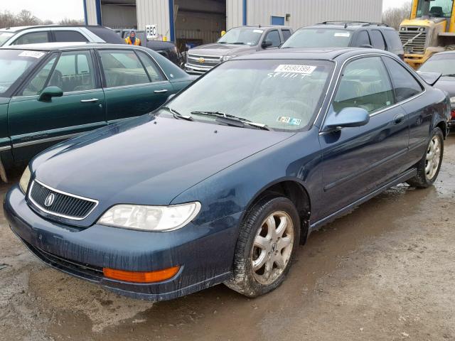 19UYA2256WL012361 - 1998 ACURA 3.0CL GREEN photo 2