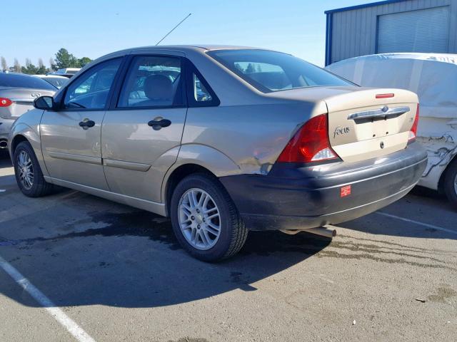 1FAFP3837YW341173 - 2000 FORD FOCUS ZTS BROWN photo 3