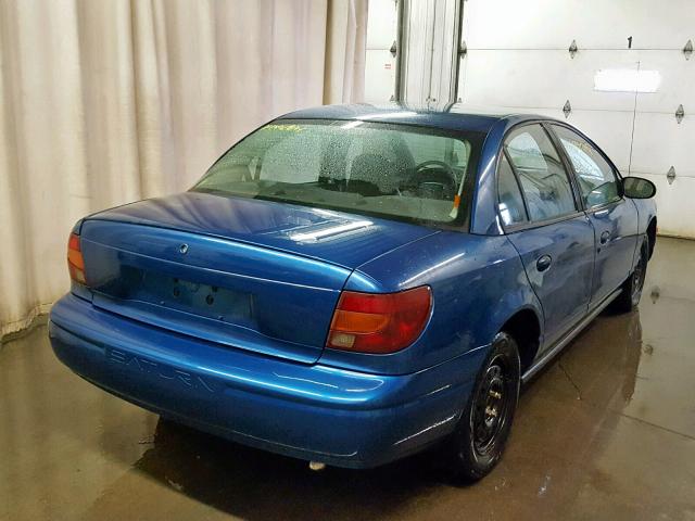 1G8ZH52832Z195827 - 2002 SATURN SL1 BLUE photo 4