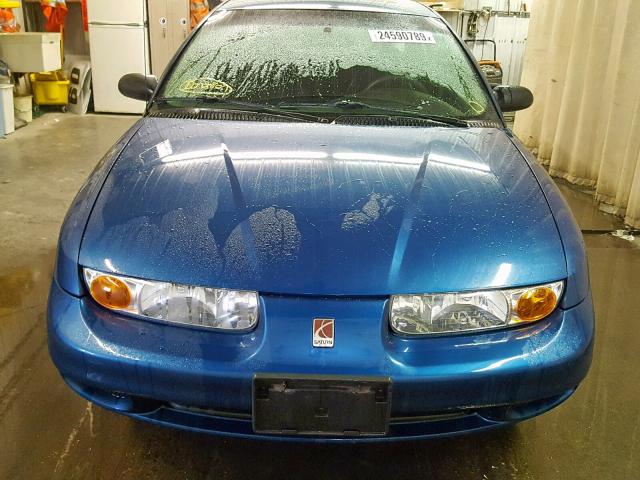 1G8ZH52832Z195827 - 2002 SATURN SL1 BLUE photo 9