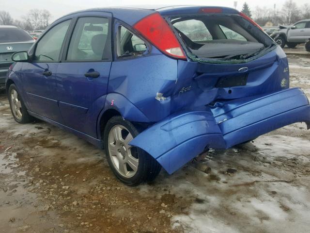 3FAFP37313R192983 - 2003 FORD FOCUS ZX5 BLUE photo 3