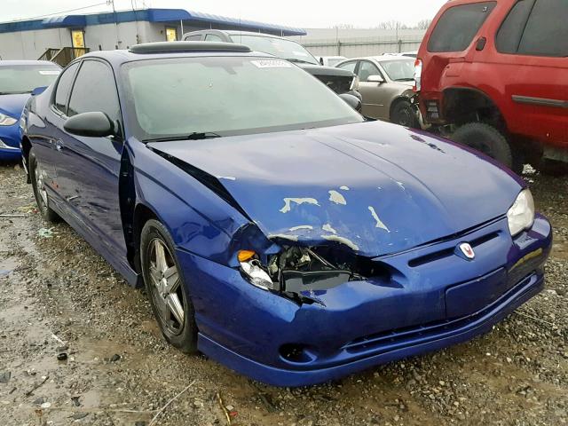 2G1WZ151859186819 - 2005 CHEVROLET MONTE CARL BLUE photo 1