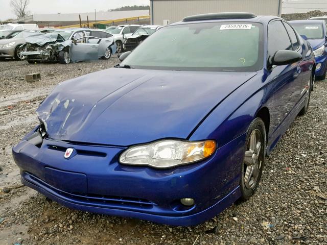 2G1WZ151859186819 - 2005 CHEVROLET MONTE CARL BLUE photo 2