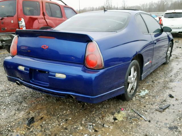 2G1WZ151859186819 - 2005 CHEVROLET MONTE CARL BLUE photo 4