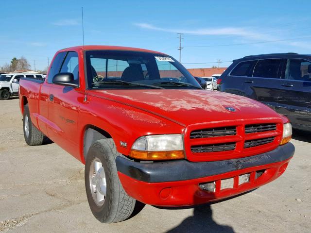 1B7GL22Y4XS113324 - 1999 DODGE DAKOTA RED photo 1