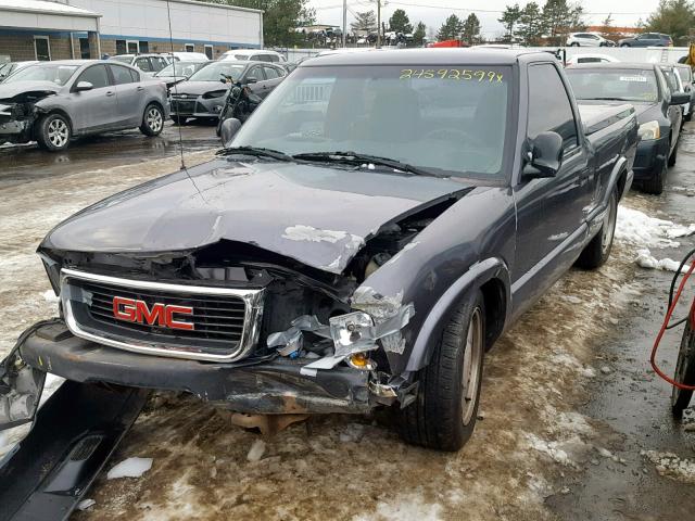 1GTCS1441Y8111244 - 2000 GMC SONOMA GREEN photo 2