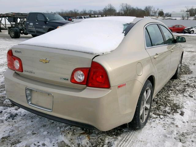1G1ZC5EU3BF161314 - 2011 CHEVROLET MALIBU 1LT BEIGE photo 4