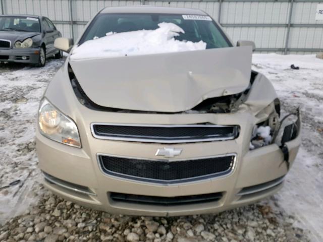 1G1ZC5EU3BF161314 - 2011 CHEVROLET MALIBU 1LT BEIGE photo 9