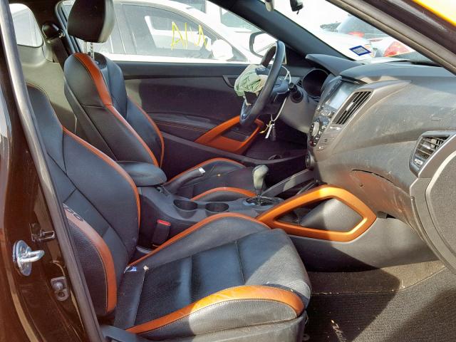 KMHTC6AE8GU290097 - 2016 HYUNDAI VELOSTER T ORANGE photo 5