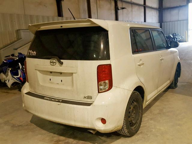 JTLZE4FE8C1143719 - 2012 SCION XB WHITE photo 4