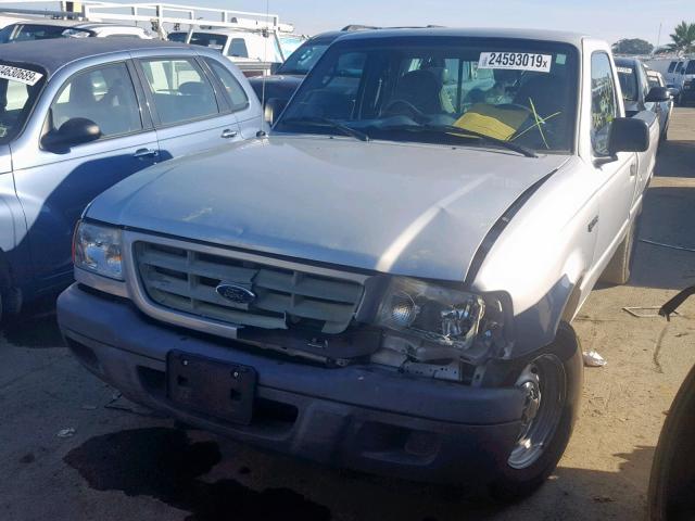 1FTYR10D03PA72877 - 2003 FORD RANGER SILVER photo 2