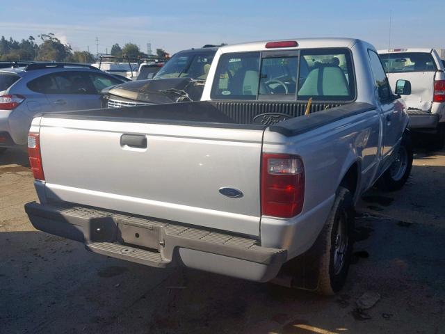 1FTYR10D03PA72877 - 2003 FORD RANGER SILVER photo 4