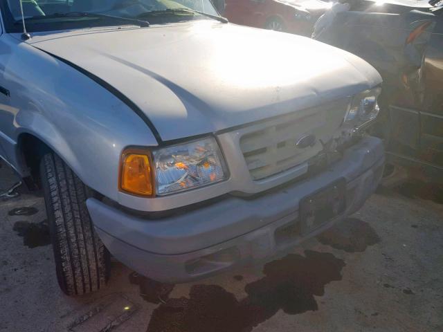 1FTYR10D03PA72877 - 2003 FORD RANGER SILVER photo 9