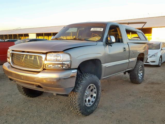 1GTEK14T21Z134192 - 2001 GMC NEW SIERRA TAN photo 2